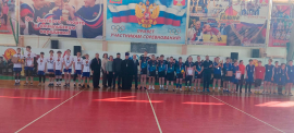 Прошел турнир по волейболу, посвященный Дню защитника Отечества и воинам погибшим в ходе специальной военной операции на Украине