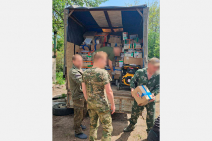 Пензенцы доставили очередную партию гуманитарного груза