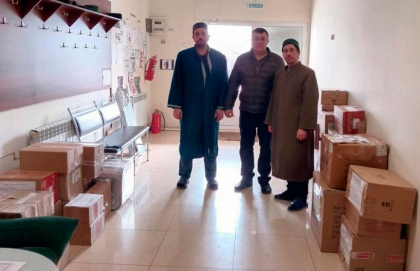 Очередная партия гуманитарного груза нашим бойцам