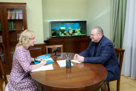 Олег Мельниченко провёл рабочую встречу с Уполномоченным по правам ребёнка в РФ