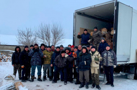В с. Октябрьское раздали мясо семьям мобилизованных, несущих службу в зоне спецоперации