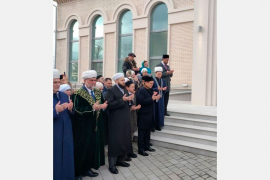 В казанском поселке Левченко сегодня открыли новый комплекс мечети «Сулейман»