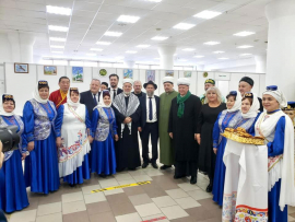 В рамках визита в Новосибирск приняли участие в торжественном открытии выставки «Мусульманский мир Сибири»