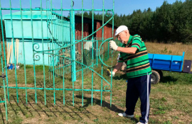 В мусульманском кладбище с. Пионер провели субботник