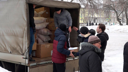 Из КуZнецка отправлена первая партия гуманитарной помощи жителям Донбасса