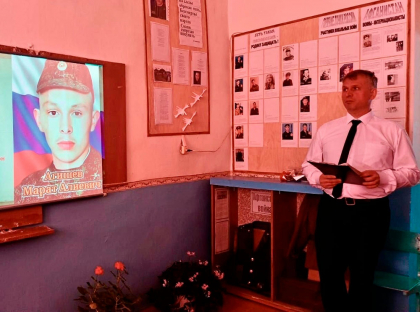 В школе села Бигеево открылась «Парта Героя» с именем уроженца села