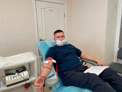 Имам стал донором крови в 31-й раз